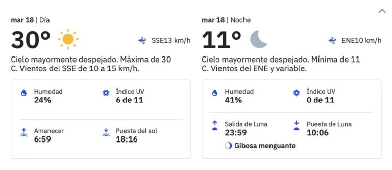 Clima en Hermosillo para HOY martes 18 de febrero. Foto: Conagua