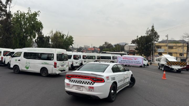 Transportistas colapsan el Edomex: Cierran principales accesos carreteros a la CDMX
