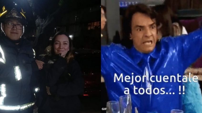 Bomberos salvan al gato de Regina Blandón; memes explotan: "¿Por qué no eres un gato normal"
