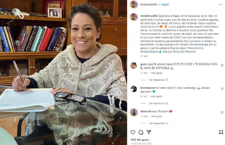 Renata del Castillo fue desahuciada en 2024