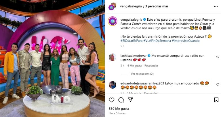 Ferka no estuvo en VLA