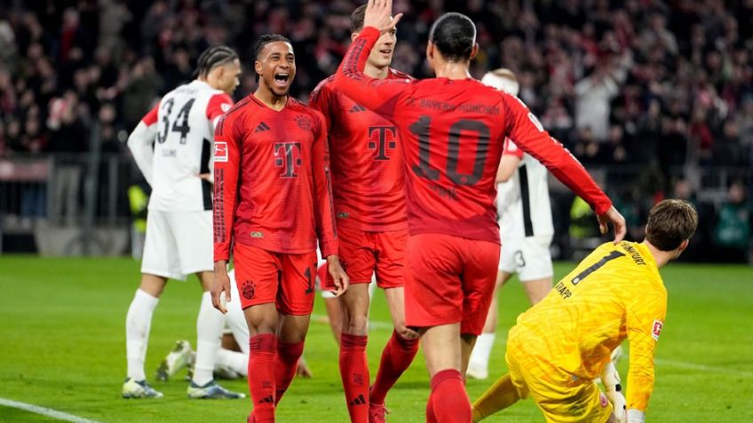 La aplanadora del Bayern golea al Frankfurt y se afianza en la cima de la Bundesliga