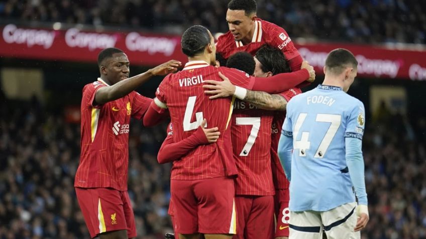 Liverpool se impone al City y la corona de la Premier se tiñe cada vez más de rojo