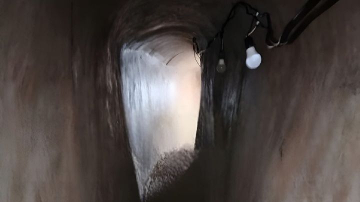 Así es el túnel clandestino que descubrieron en Culiacán tras operativo contra Los Chapitos