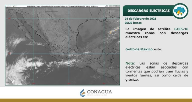 Clima en Sonora para HOY lunes 24 de febrero. Foto: Conagua