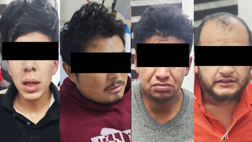 Caen cuatro sujetos armados y con droga en Caborca; viajaban en auto con reporte de robo