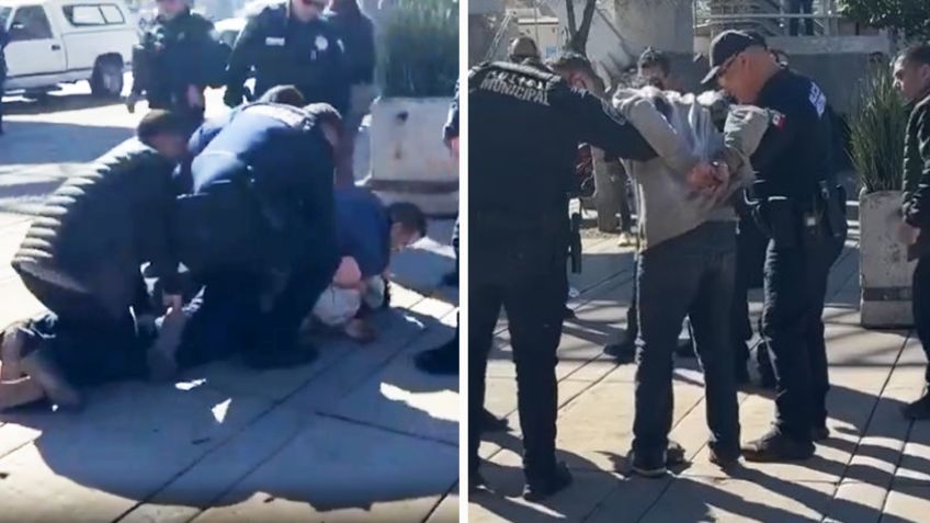 Alarma en Nogales: Sujeto intenta despojar de su arma a militar en medio de ceremonia