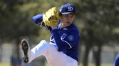 Foto ilustrativa de la nota titulada Bienvenido a la MLB; Roki Sasaki permite su primer jonrón como lanzador de Dodgers