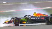 Foto ilustrativa de la nota titulada Extrañan a 'Checo' Pérez: Liam Lawson sufre su primer accidente con Red Bull en F1