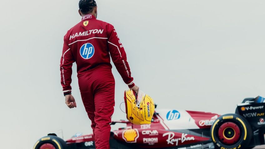 F1: Lewis Hamilton asegura que "disfruta mucho" de conducir su Ferrari