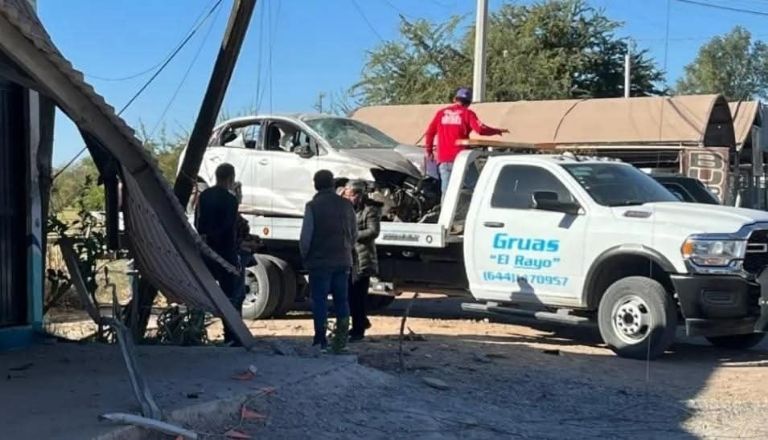 Accidente carretero en Cajeme dejaron una víctima letal. Foto: Facebook