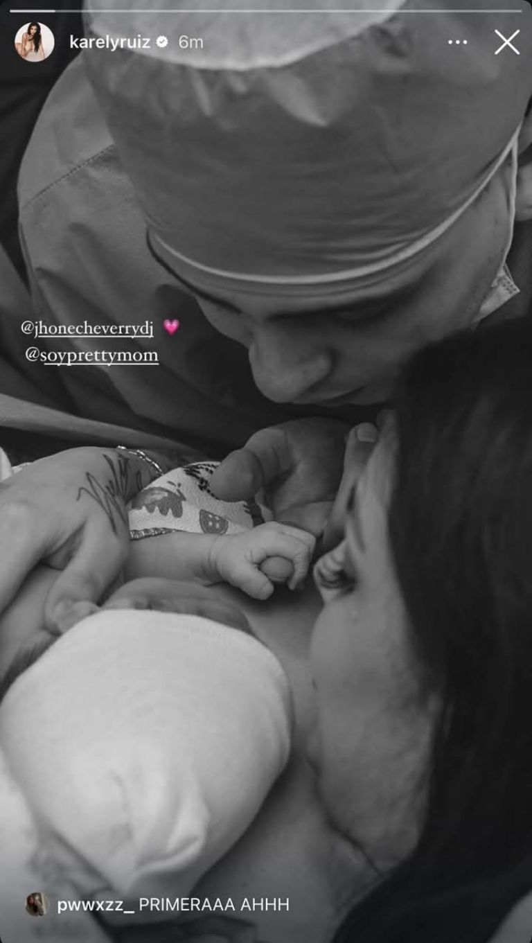 ¡Felicidades! Ya nació la bebé de Karely Ruiz 