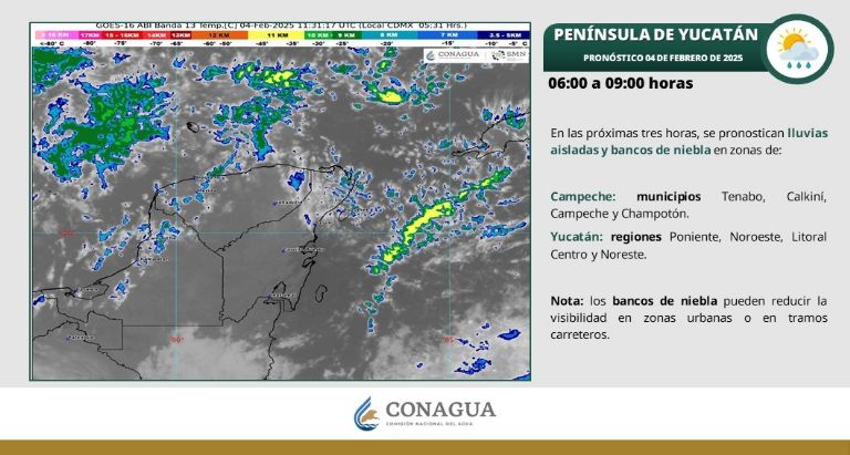 Advierten lluvias en México para HOY martes 4 de febrero. Foto: Facebook
