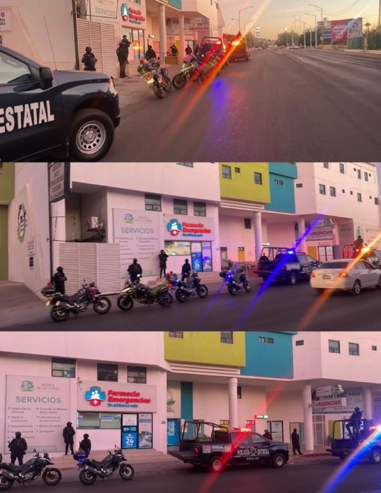 Ataque a clínica en Culiacán