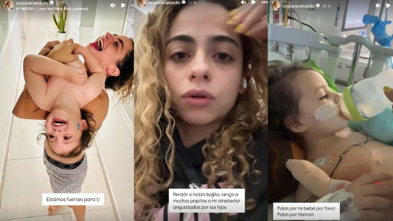 Sara Camacho informó que su hija continúa hospitalizada