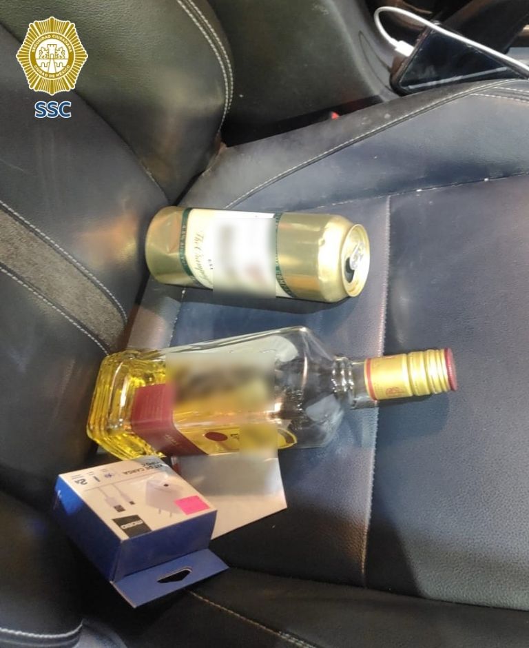 Borrachas detenidas en CDMX