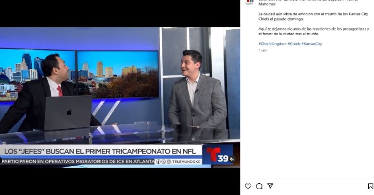 Muere Adán Manzano, reportero de Telemundo KCC antes del Super Bowl LIX