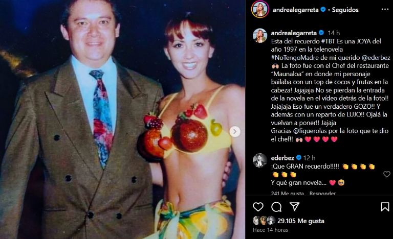 Andrea Legarreta recuerda cuando trabajaba en No Tengo Madre