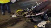 Foto ilustrativa de la nota titulada VIDEO: Motociclista sufre mortal accidente en Xochimilco; se destrozó su vehículo