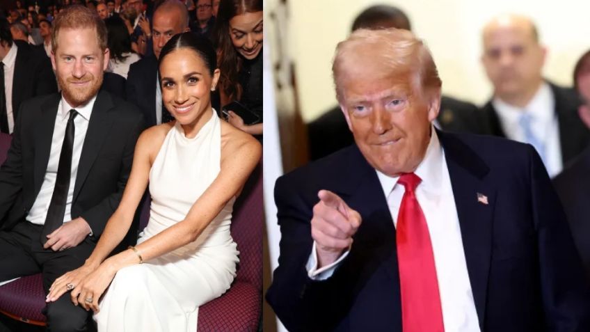 Donald Trump se burla de Meghan Markle; dice si deportara a Príncipe Harry por usar drogas