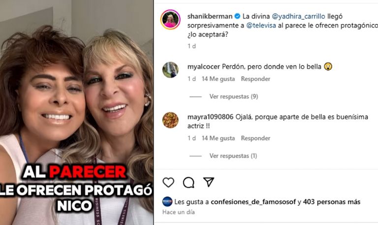 Yadhira Carrillo tendría oferta en Televisa