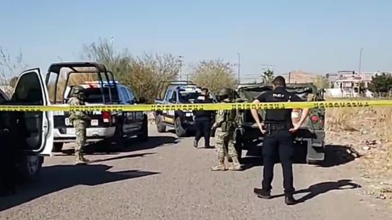 Abandonan cadáver encobijado en la 410