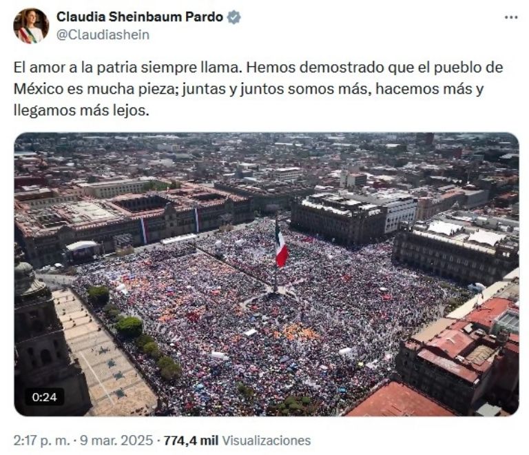 EU critica festejo en el Zócalo tras suspensión de aranceles: "Demasiado pronto para festejar"