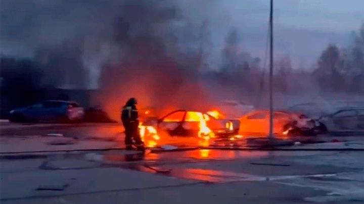 Ucrania realiza ataque con drones a Moscú, reportan al menos 17 heridos y un muerto