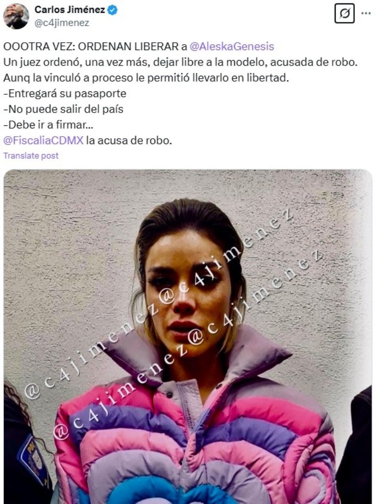 Aleska recuperó su libertad tras ser arrestada en foro de LCDLF All Stars