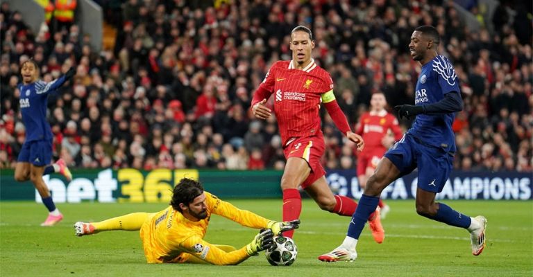 Dembélé marcó el tanto de la igualada