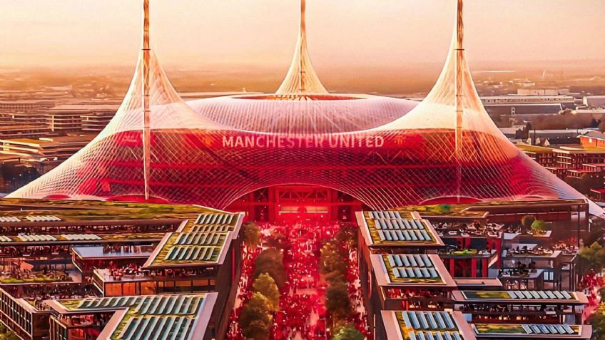 ¡Es hermoso! Así luciría el nuevo estadio del Manchester United; se despiden de Old Trafford
