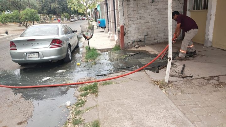 Ciudad Obregón: Oomapasc atiende reporte de drenaje colapsado tras manifestación