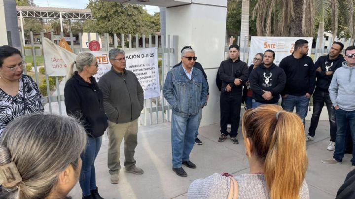 Personal docente y administrativo toman las instalaciones del CREN en Navojoa