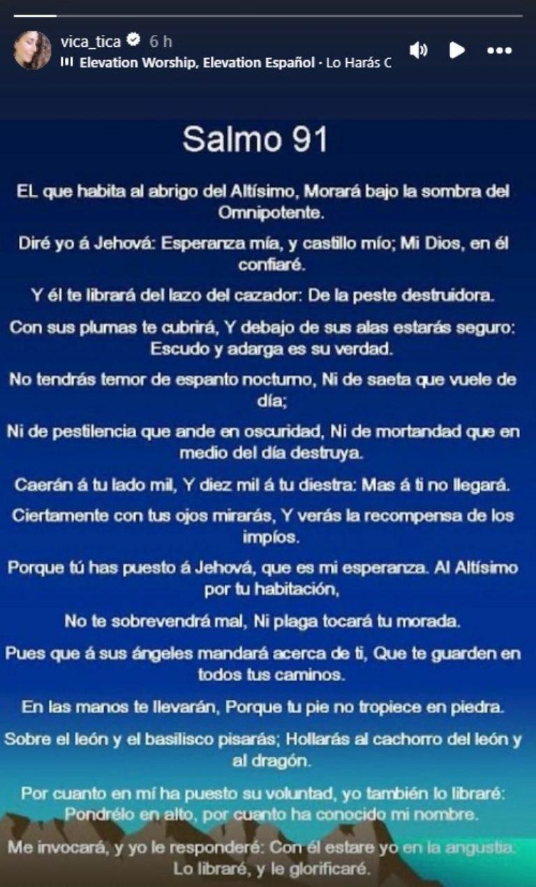 Mensaje de Vica Andrade enciende las alarmas