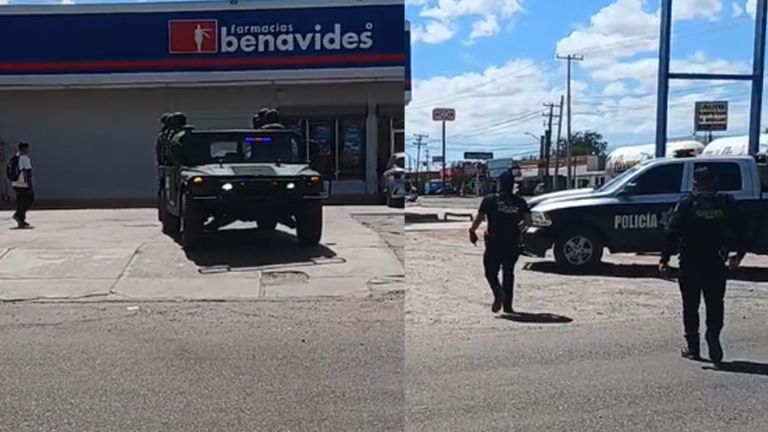 Movilización policíaca por presunto levantón al sur de Ciudad Obregón