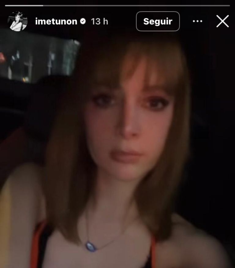 Ayer Imelda Tuñón asistió a una obra junto a su hijo 