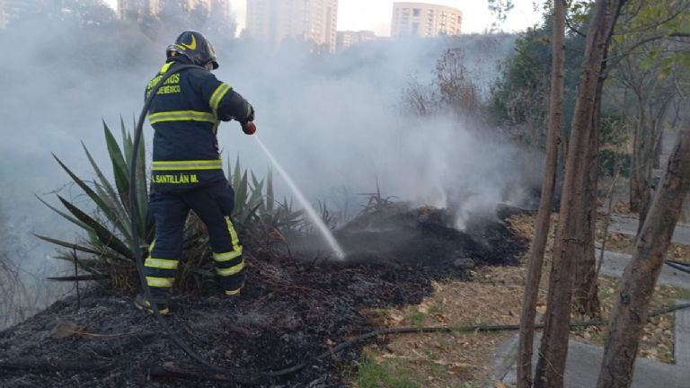 Incendio en Álvaro Obregón