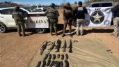 Foto ilustrativa de la nota titulada Golpe al narco en Sonora: Arrestan a uno y confiscan armas y equipo táctico en Trincheras
