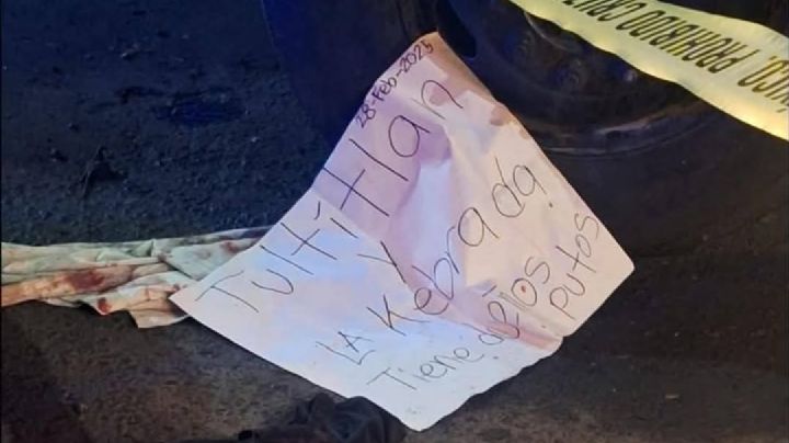 Terror en Tlalnepantla: Abandonan cabeza en la Vía Gustavo Baz "Tultitlán tiene dueño"