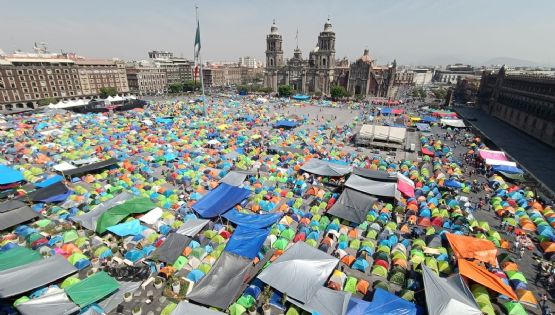 Suspenden Noche de Primavera en el Zócalo de la CDMX por plantón de la CNTE