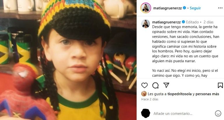Hijo de Susana Zabaleta explotó contra quienes lo siguen presentando como el adoptado