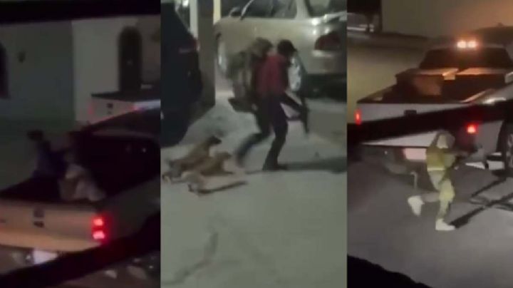 (VIDEO) Noche violenta en Nuevo León: Balacera entre policías y sicarios deja una víctima