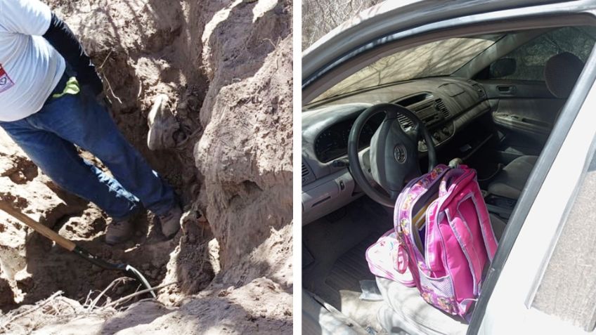 Hallazgo en el Valle del Yaqui: Encuentran cuerpo en fosa clandestina y auto abandonado