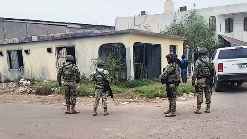 Aseguran domicilio al sur de Ciudad Obregón tras cateo; por lo menos un sujeto detenido
