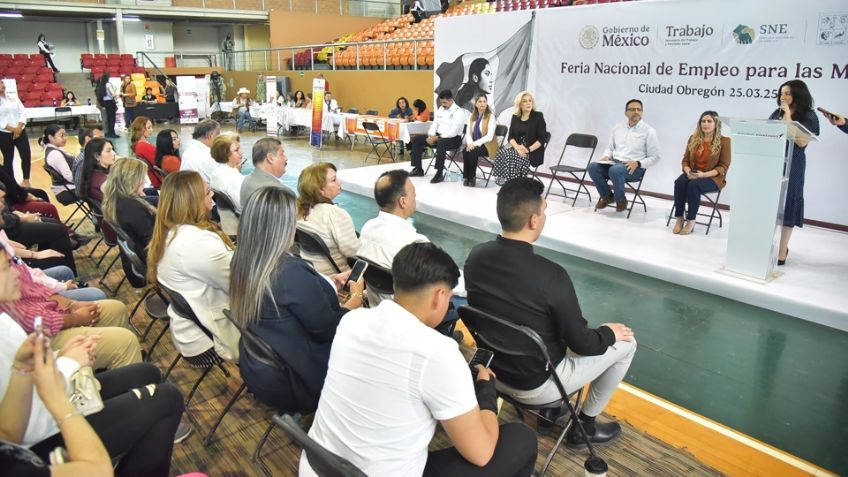 En Cajeme realizan con éxito La Feria Nacional de Empleo para las Mujeres