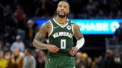 Foto ilustrativa de la nota titulada Damian Lillard es baja indefinida con los Bucks por una trombosis venosa