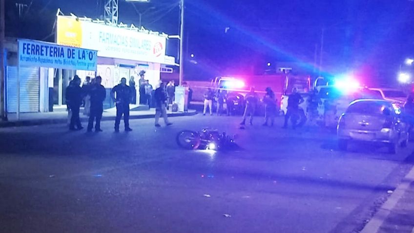 Atacan a balazos a pareja de motociclistas al sur de Ciudad Obregón; uno de ellos murió