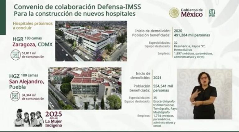 Se construirán siete hospitales en México, esto por parte de Defensa-IMSS
