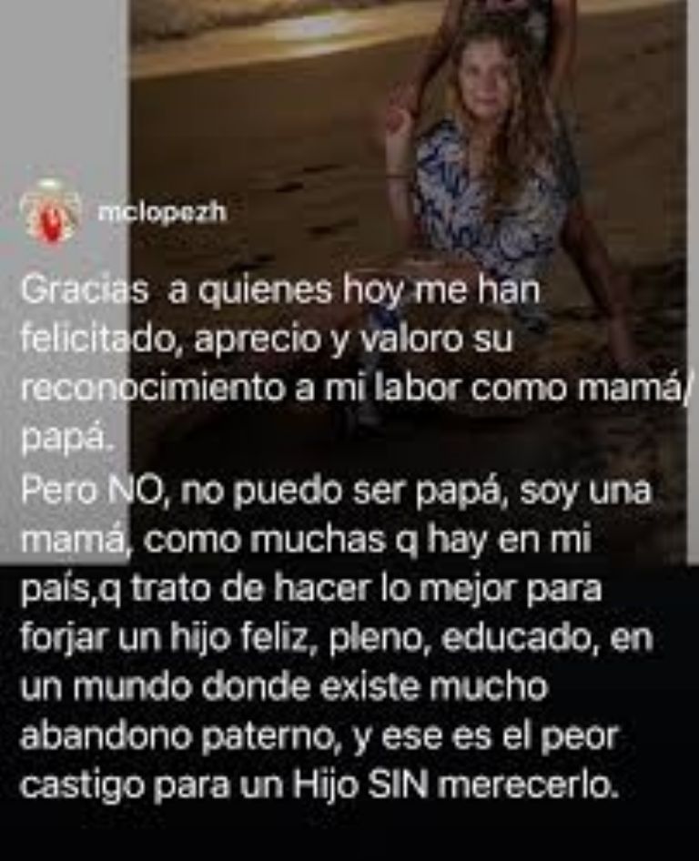 Marycarmen López dio a conocer el hecho a través de sus historias 