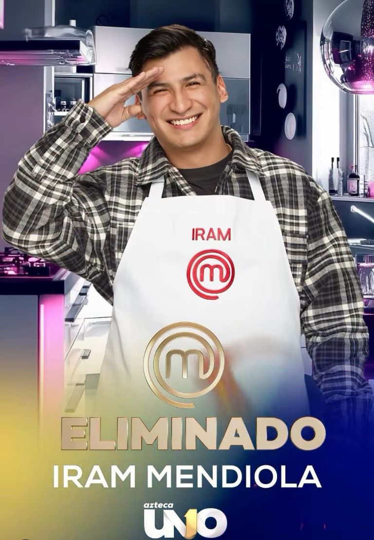 Iram Mendiola fue el primer eliminado de MasterChef Celebrity